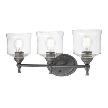 Golden Canada 0806-BA3 ABI-HWG - Golden Lighting Keating 3-light Vanity in Antique Black Iron